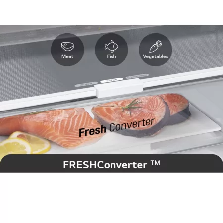 LG GBV22NCBEP Fridge Freezer (387L - Class B - Black)