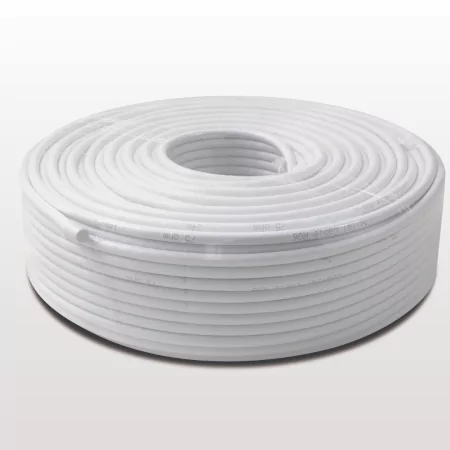 Cabo Coaxial Amiko RG6 - Tri-Shield CCS65 - Branco