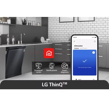 Lavavajillas LG - DF587HMS - (14 Conj. - 60 cm - Essence Black