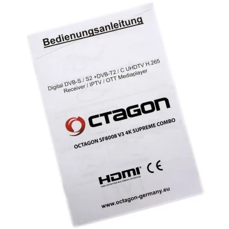 Octagon SF8008 V3 4K UHD E2 - Gigabit - Combo