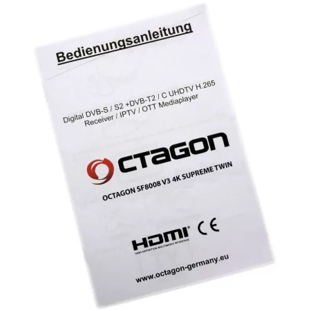 Octagon SF8008 V3 Twin Supreme 4K UHD E2 - Twin