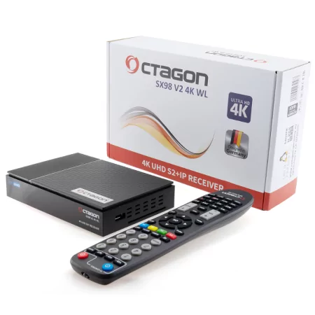 Octagon SX98 V2 WL 4K UHD Linux - Recetor IPTV & Satélite DVB-S2