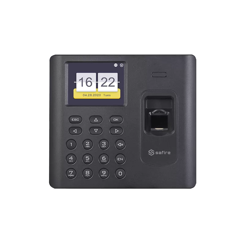 Controlo de Presença Safire - Impressão digital - Cartão EM - Teclado
