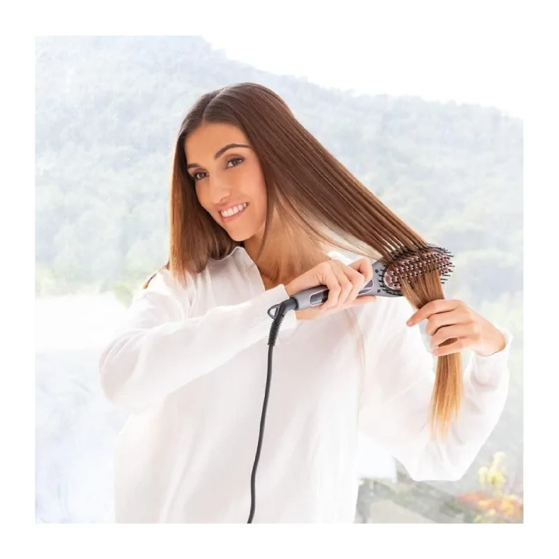 Escova Térmica Cecotec - 220 ºC - Preto - InstantCare Smooth Brush