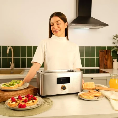 Torradeira Cecotec - ( 1500 W - Slot duplo ) Touch&Toast