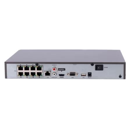 Gravador NVR 8 CH IP PoE 75 W Hikvision - Gama PRO DS-7608NI-Q1/8P(D)