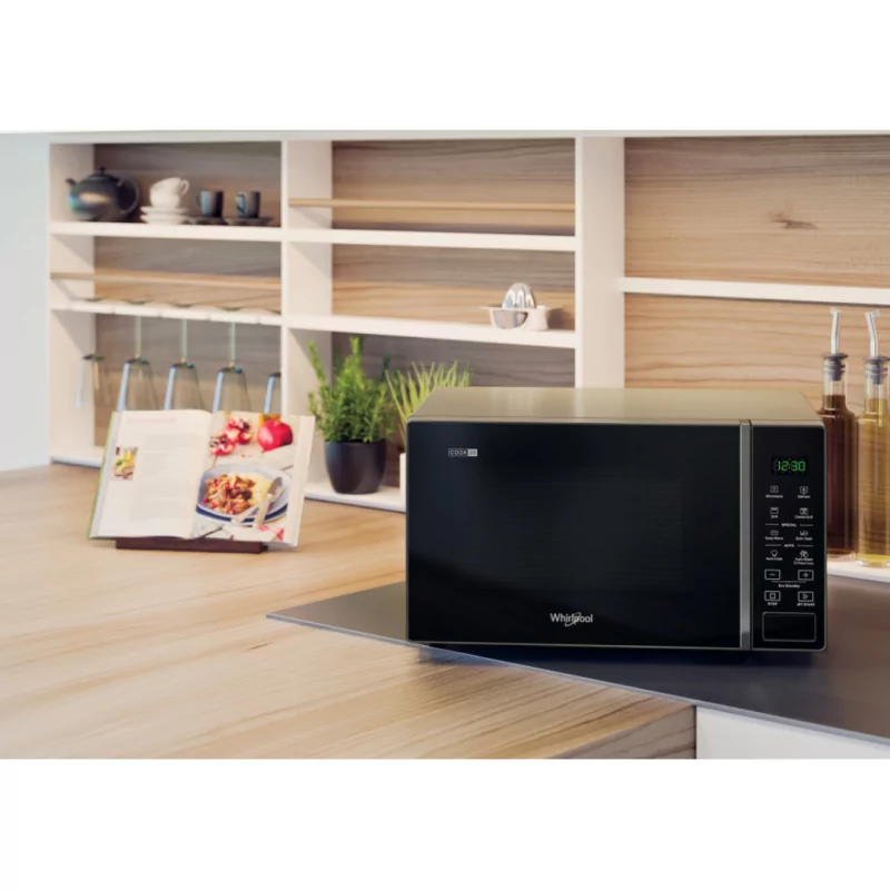 Micro-ondas Whirlpool MWP 203 SB – 20L, Grill Quartzo, 700W, 12 Programas Automáticos