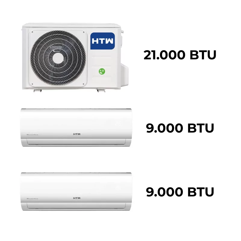 Kit Multisplit HTW (2x1) - 21000 BTU IX41B2R32 (2x 9000BTU IX21D5)