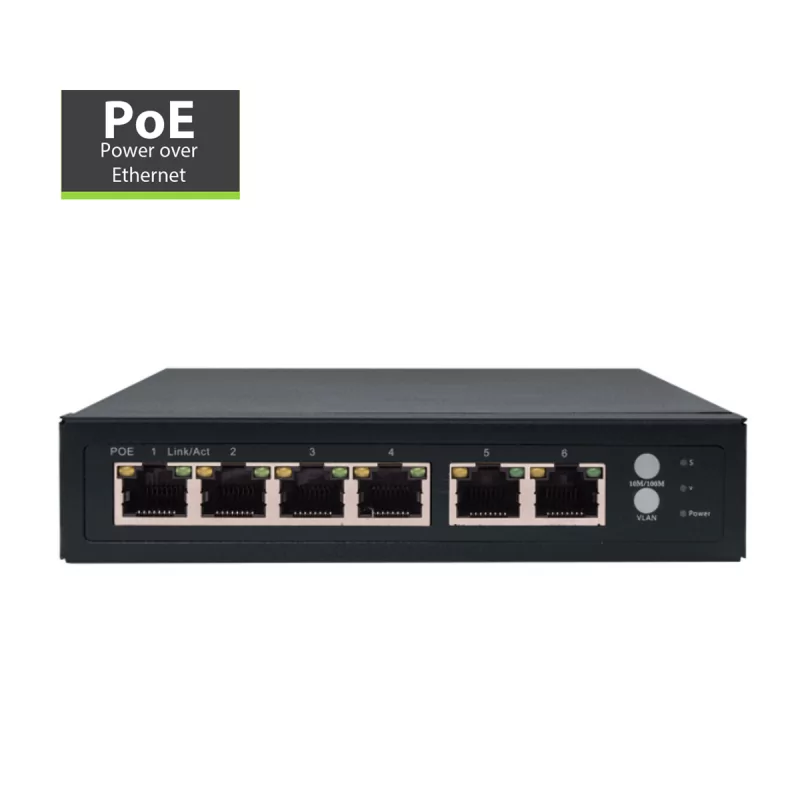 Switch Rede PoE Amiko LS-RT411