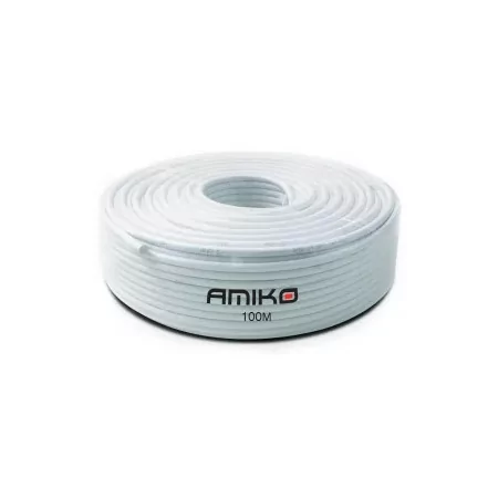 Cable Coaxial Amiko 100M Trishield - Alta Blindagem
