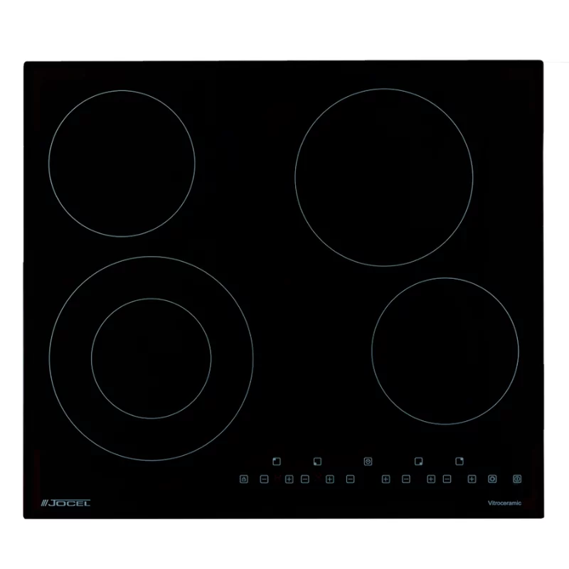 Placa Vitrocerámica Jocel - (4 Zonas – 7000W - Controlo Tátil) - JP4EV021267