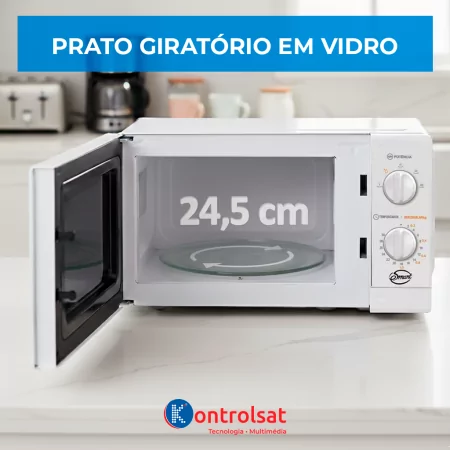 Microondas Branco 20 Litros - ESMART - MM7P012LW-P00EM
