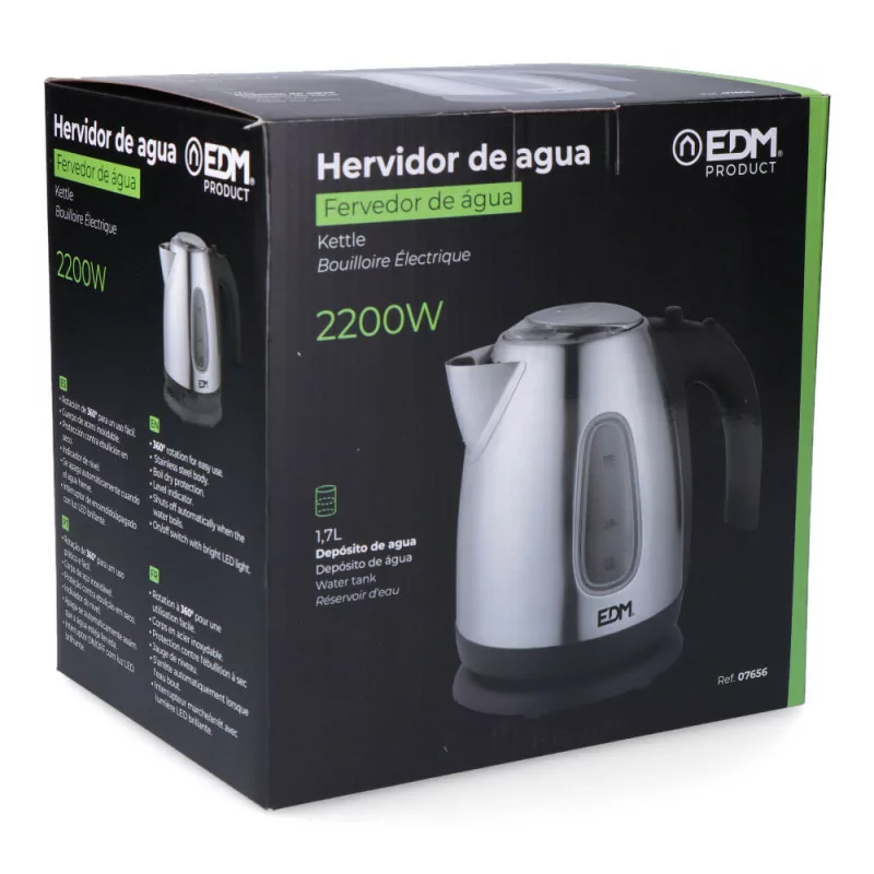 Fervedor de Água EDM 2200W 1.7L (2200W - 1.7L)