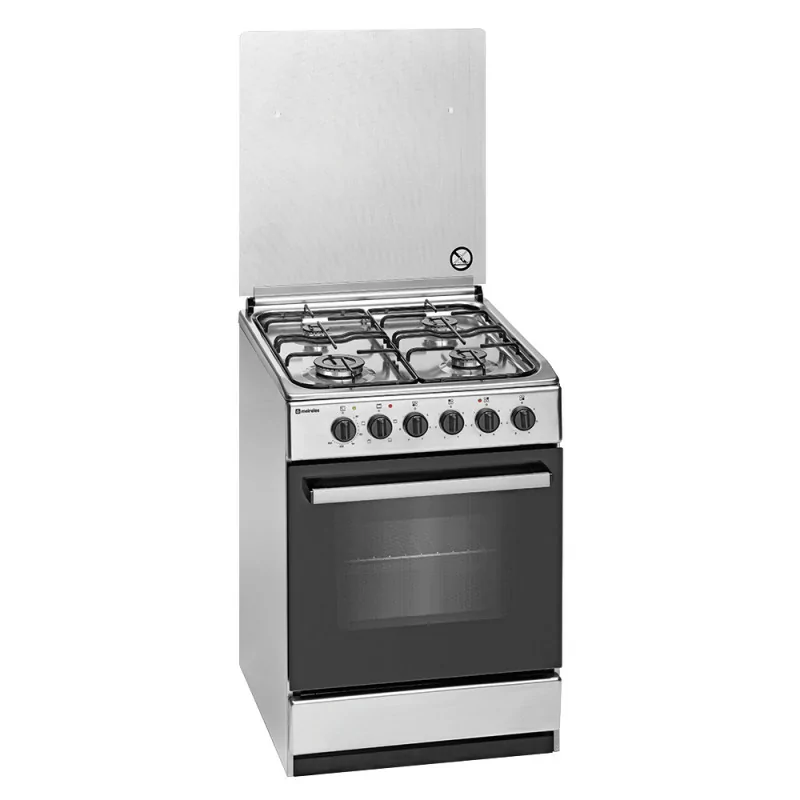 Fogão Misto MEIRELES 4 Queimadores Inox - E 540 X ST