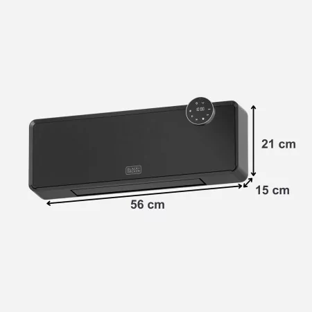 Calefactor Cerâmico de Parede Black & Decker 2000W - BXSH2001E