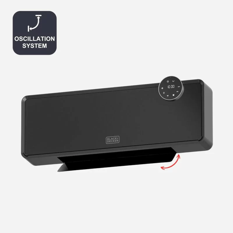 Calefactor Cerâmico de Parede Black & Decker 2000W - BXSH2001E
