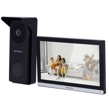 Hikvision Hybrid Video Intercom Kit 4-Wire Analogue + WiFi - DS-KIS313-P(B)