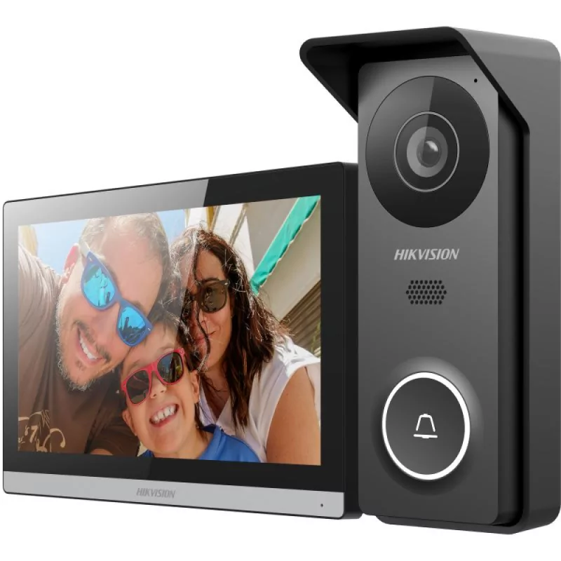 Hikvision Hybrid Video Intercom Kit 4-Wire Analogue + WiFi - DS-KIS313-P(B)