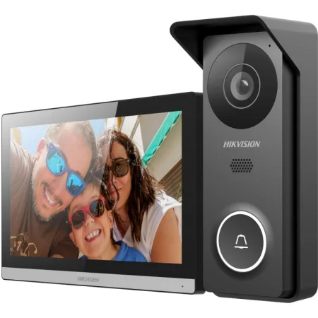 Kit Videoportero Hikvision Híbrido 4 Fios Analógico + WiFi - DS-KIS313-P(B)