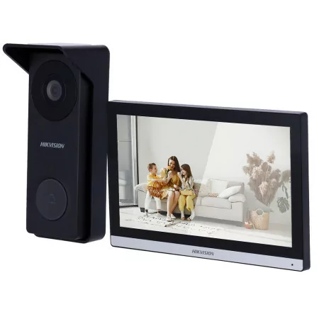 Hikvision Hybrid Video Intercom Kit 4-Wire Analogue + WiFi - DS-KIS313-P(B)