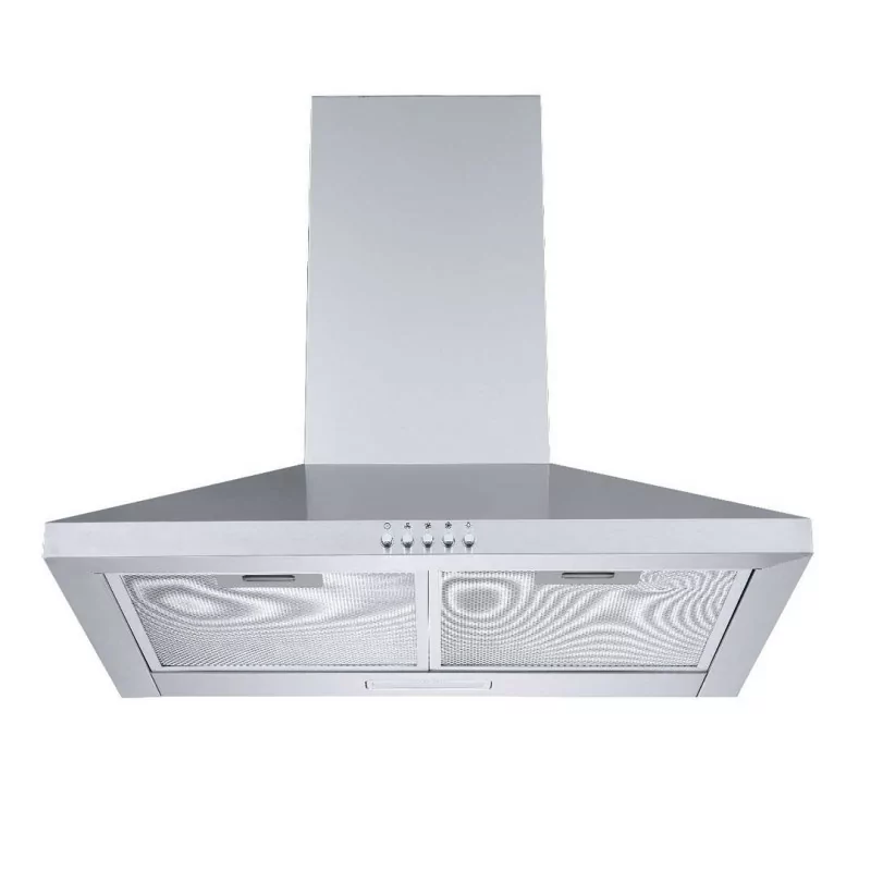Extractor Confortec Chaminé Piramidal 90cm 400m³/h Inox - CF73P90X