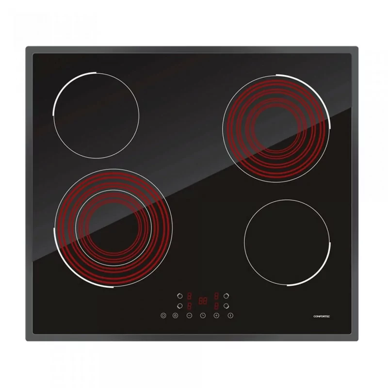 Placa Vitrocerámica Confortec 60cm 4 Zonas - CFH6244VTC Placa Vitrocerámica Confortec 60cm 4 Zonas - CFH6244VTC