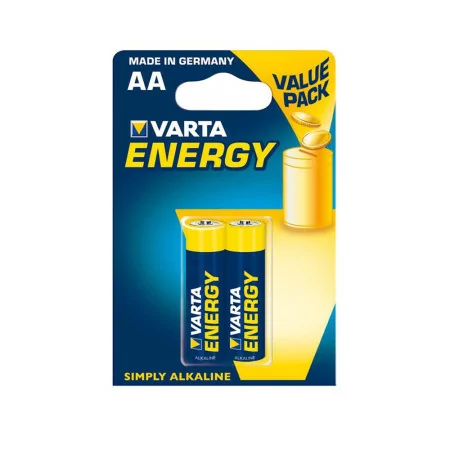 Pilhas AA Varta Energy Alcalinas LR6 - Pack 4 - Energy AA