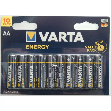 Pilhas AA Varta Energy Alcalinas LR6 - Pack 4 - Energy AA