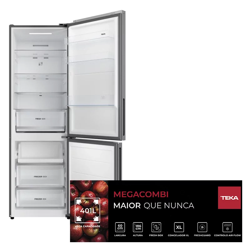 Teka 401L Combined Fridge Freezer - RBF54650SS
