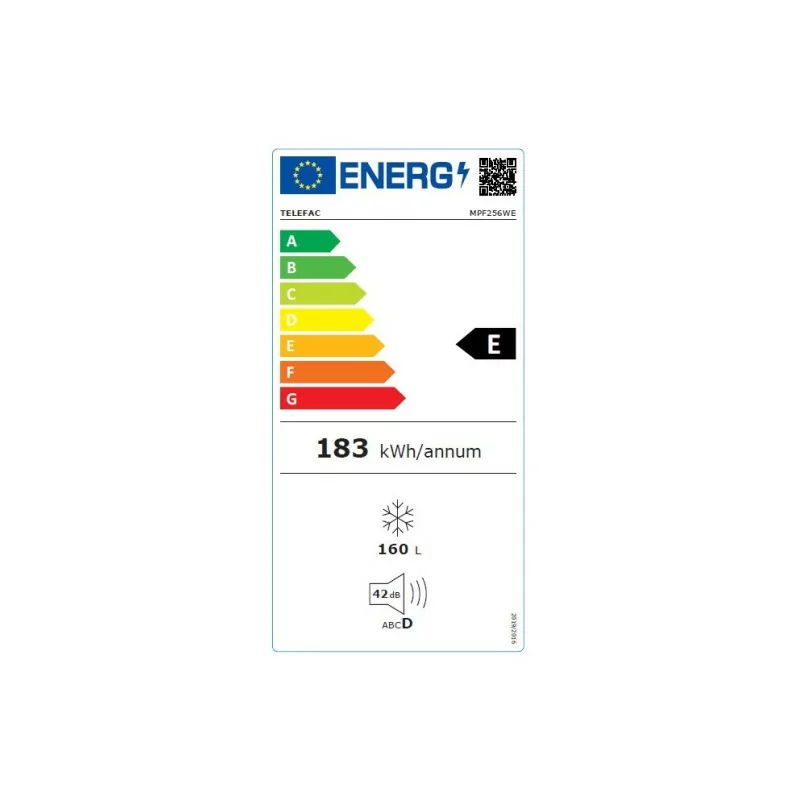 Congelador Vertical Telefac 160L - MPF256XE
