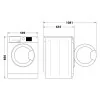 Máquina de Lavar e Secar Whirlpool 10Kg/7Kg - FFWDD 1074489 BV SPT