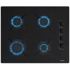 Teka GBE 64002 XBA BK Placa Gas 4 Zonas Vidro Negro