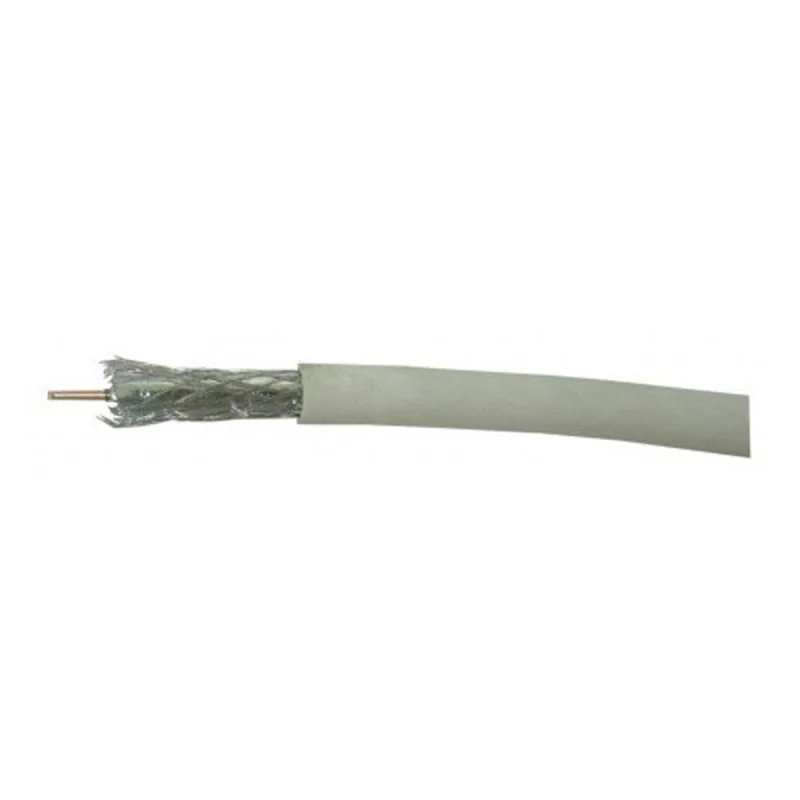Cabo Coaxial Iberosat RG 6 ITED Branco 100mt