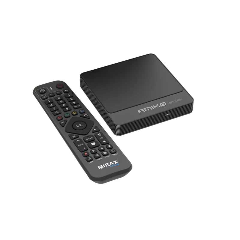 Amiko MiraX 5200 IR 2GB/8GB 4K Dual Band WiFi Negro