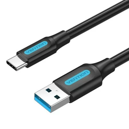 Cabo Vention Usb 3.0 - USB-C (1M - PVC - Preto) - COZBF