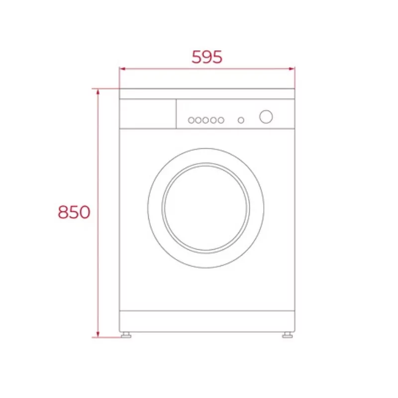 Lavadora de Ropa Teka - (8Kg - 14 Programas - Clase A - Blanca) - C WMK 70840 WH