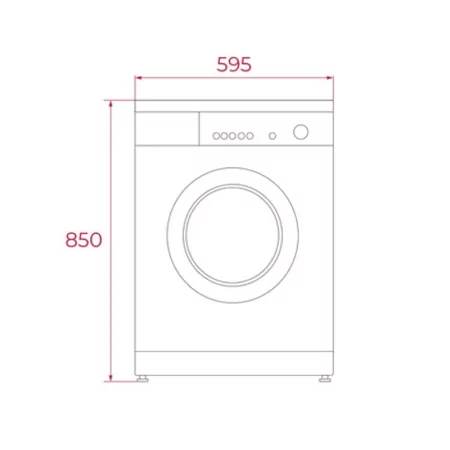 Máquina de Lavar Roupa Teka - (8Kg - 14 Programas - Classe A - Branca) - C WMK 70840 WH