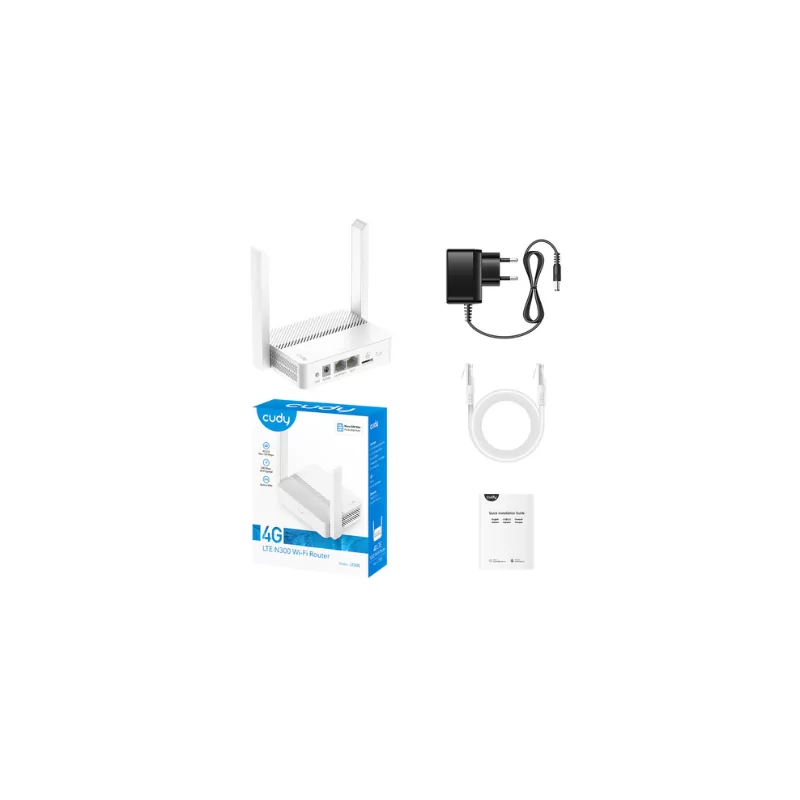 4G LTE Wi-Fi Router Cudy N300 - LT300