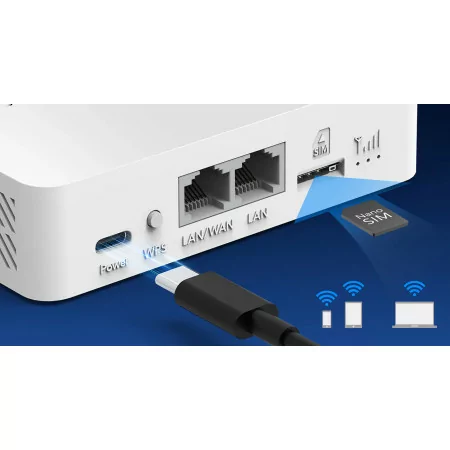 4G LTE Wi-Fi Router Cudy N300 - LT300