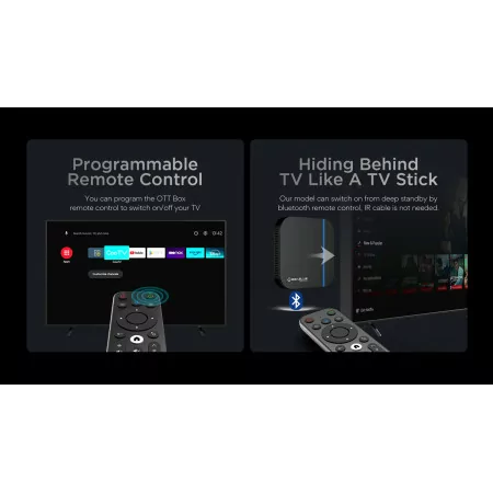 GigaBlue UHD X2 PRO 4K - 4GB/32GB - Android 12 - Box IPTV - (OTT Media Streamer, Stalker) - Wi-Fi 6