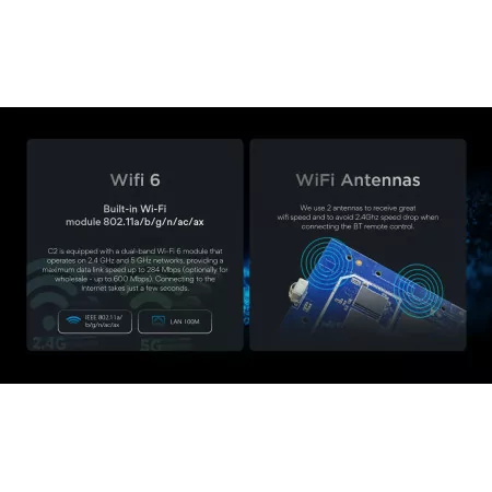 GigaBlue UHD X2 PRO 4K - 4GB/32GB - Android 12 - Box IPTV - (OTT Media Streamer, Stalker) - Wi-Fi 6