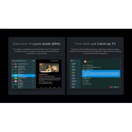 GigaBlue UHD X2 PRO 4K IPTV Box - Android 12, Black