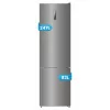 Frigorífico Combinado Infiniton Fgc345c20xem (No Frost - 201 cm - 330 L - Gris)