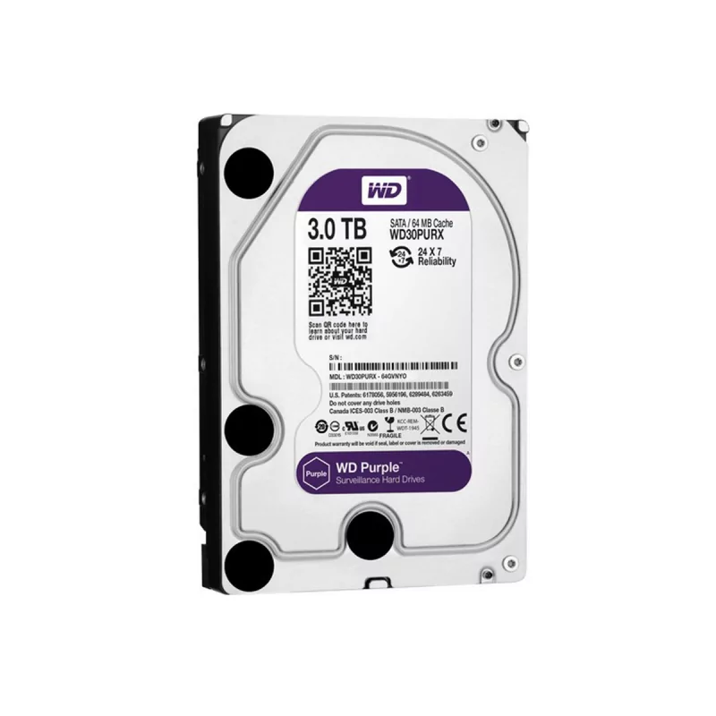 DISCO DURO 3.5" 3TB SATA3 WD 64MB DESKTOP PURPLE