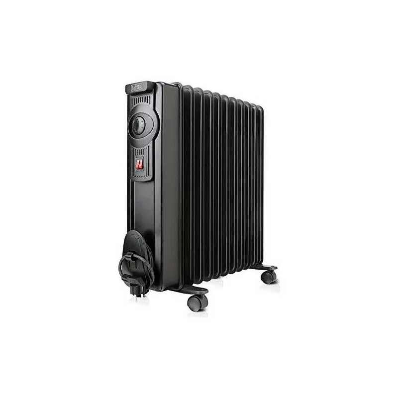 Radiador Óleo BLACKDECKER BXRA-2501-E - Aquecimento Eficiente, Negro