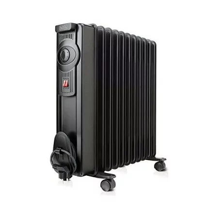 BLACKDECKER Oil Radiator BXRA-2501-E - Efficient Heating, Black