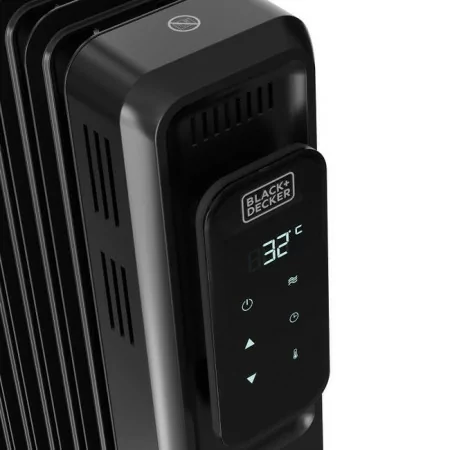 BLACKDECKER Oil Radiator BXRA-2501-E - Efficient Heating, Black