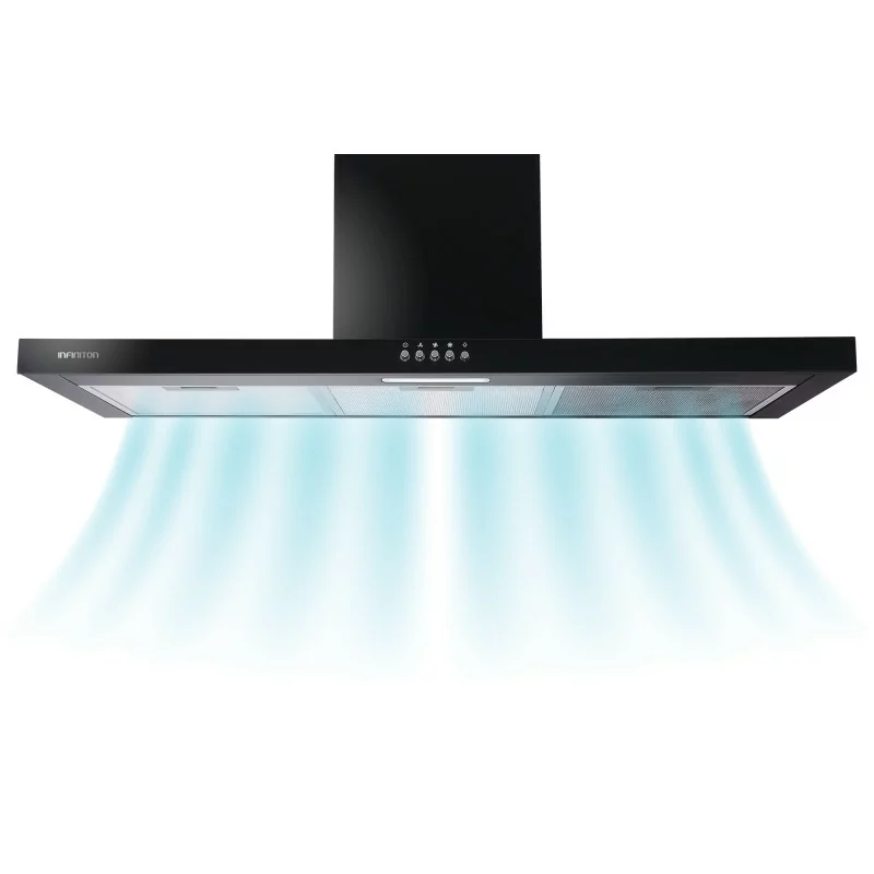 Chaminé Infiniton CM-TTSH9B63N - Extração 720m³/h, Branco Vidro