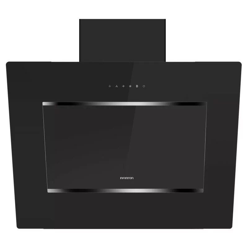 INFNITON Cmptral 80B Chimney Hood - 800m³/h Extraction, Black Crystal