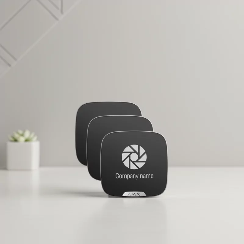 Pack Cobertas Personalizáveis AJAX (10 Unidades - Sirene Exterior - Blanco/Gris)